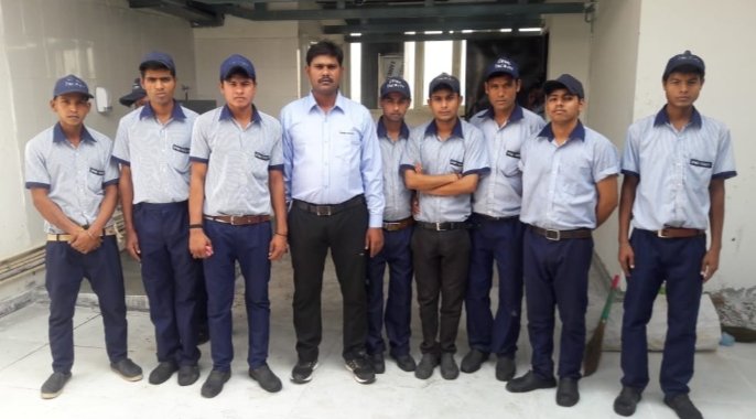 ASF housekeeping team on site